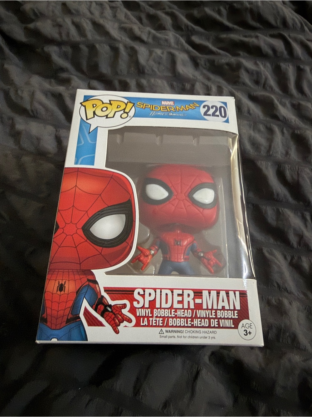 Funko Pop! Marvel Spider-Man #220 Homecoming 2017 Vinyl Bobble-Head